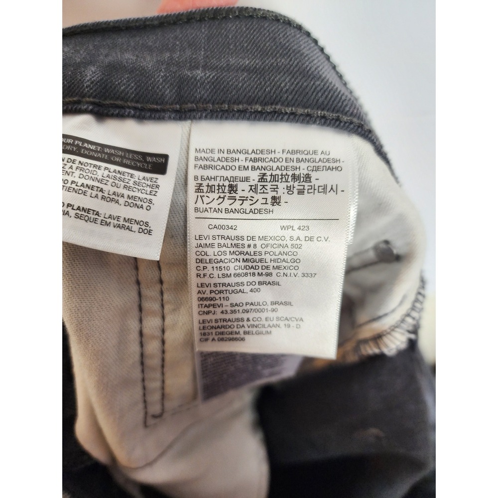 Levi‎ Strauss 541 Athletic Fit Dark Wash Mens Jeans Size 44x30 - Picture 9 of 11